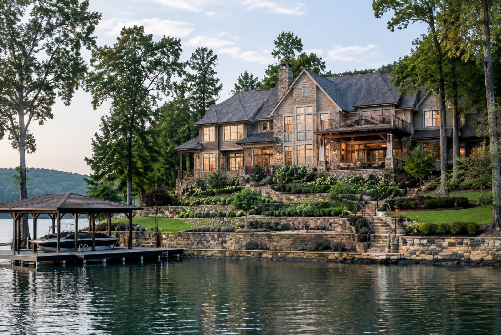 Representative homes & architecture imagery for the Buford guide