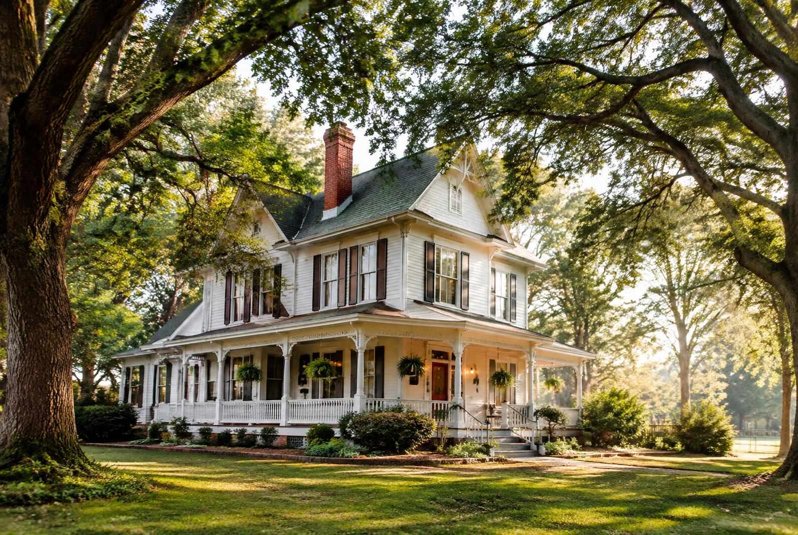 Representative homes & architecture imagery for the Lawrenceville guide