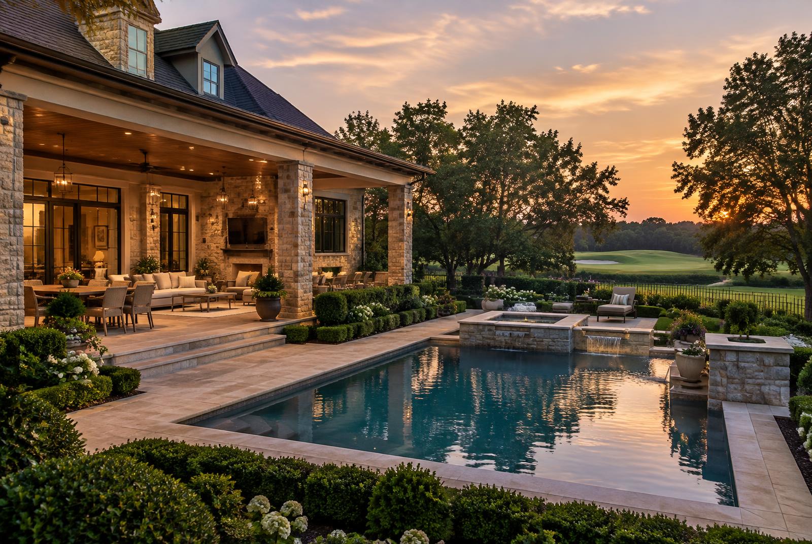 Representative lifestyle imagery for the St. Ives Country Club guide